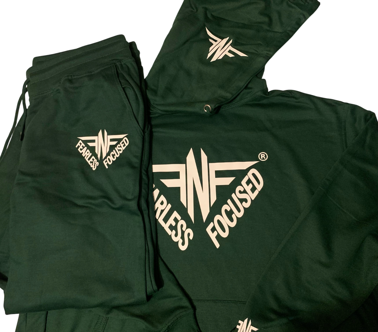 green hoodie